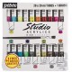 Set of 20 x 20ml with Brush Pebeo Studio Acrylic Paint